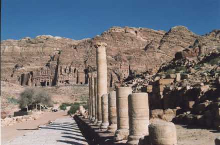 Petra : la ville basse
